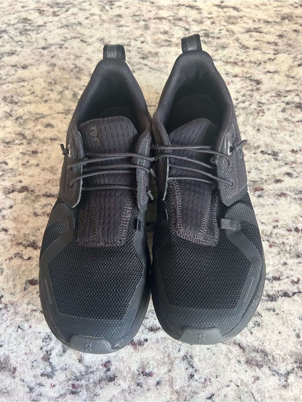 On Running Kids Black Athletic Sneakers